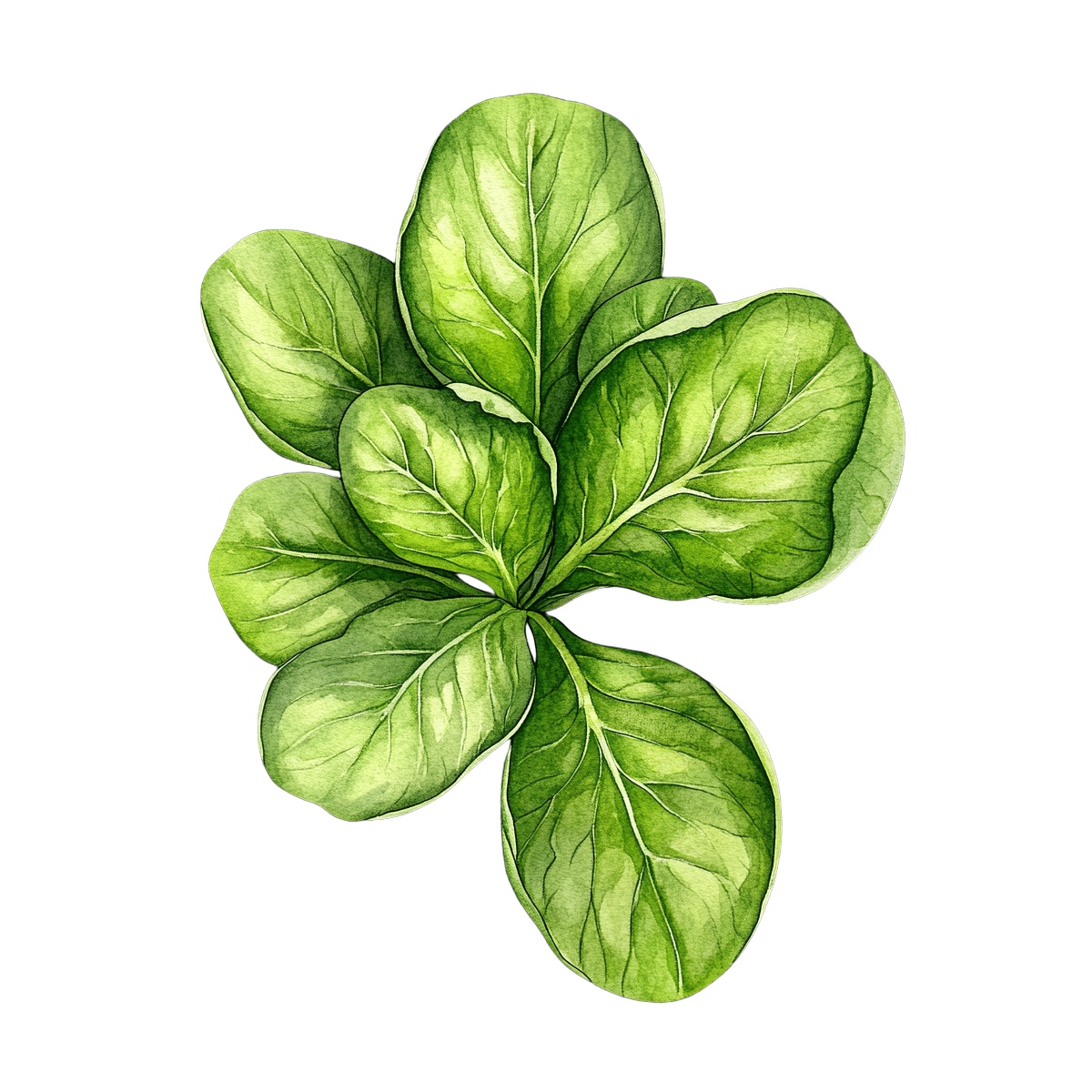 Green leafy plant with detailed veins.