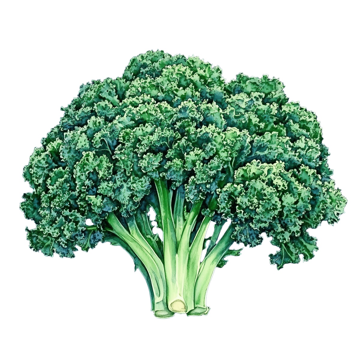 Fresh green broccoli with detailed texture and vibrant color.